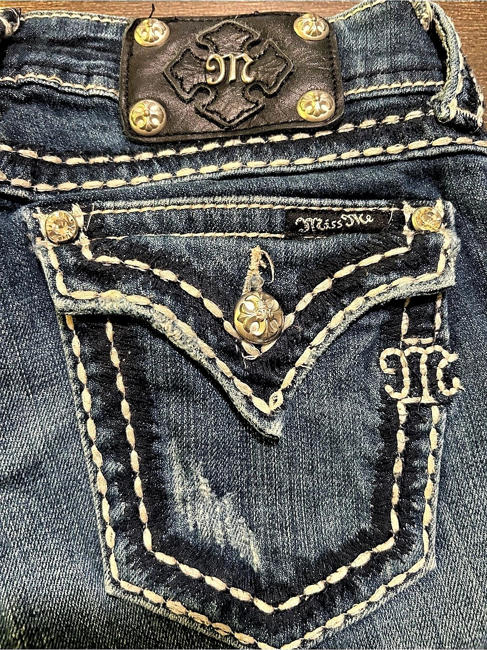 Miss Me JP5014 Bootcut Jeans Blue Waist 27